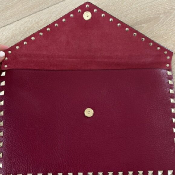 Valentino Garavani Rockstud Large Envelope Clutch Bag - Picture 6 of 6